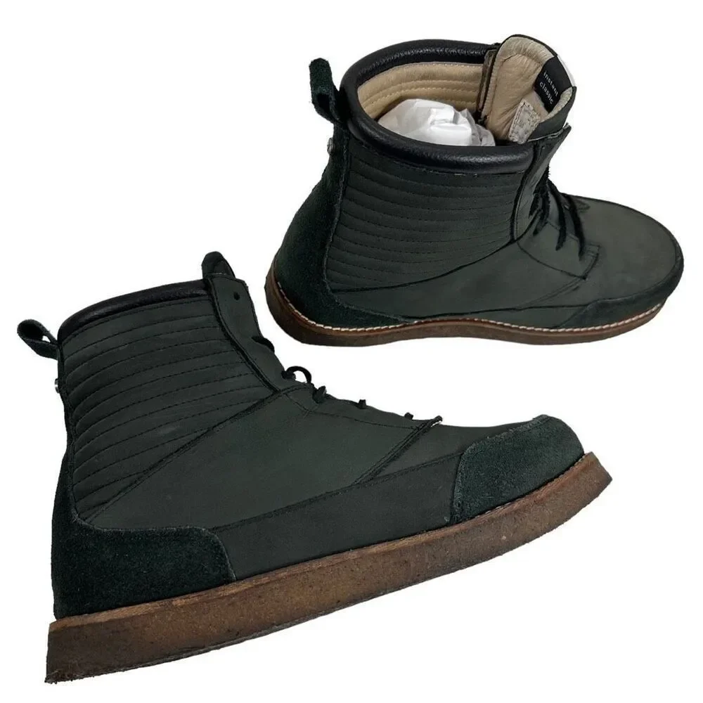 Volta Green Nubuck Suede Leather Boots Men’s Size 9